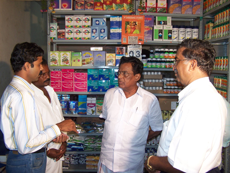 Honble Minister at Agro Srrvice